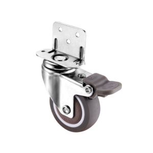 MIKIYO FASHION Workbench Cabinet for Trolley Baby Crib Bed Roller Soft Rubber Swivel Caster Furniture Casters Wheels