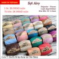 Sợi Airy móc nón mũ, túi xách - Sợi cọ Việt Nam. 