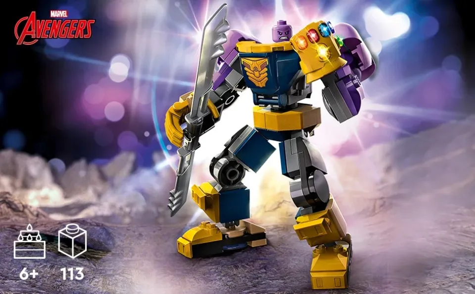 LEGO Marvel Thanos Mech Armor 76242 Avengers Action Figure Set