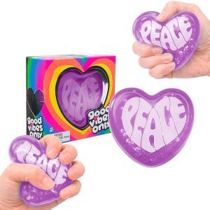 1 PCS Heart Shape Squishy Toy Stress Relief Love Squeeze Soft TPR Slow Rebound Cute Portable Palm Size Kid Gift