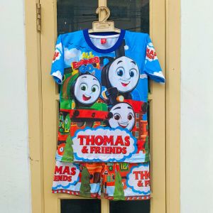 BAYAR DI TEMPAT/ setelan baju thomas anak laki laki bisa costum nama