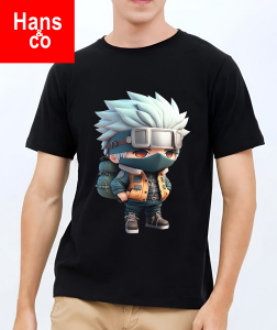 Kaos Pria 3 Dimensi Motif Animasi Takashi Tshirt Oblong Katun 24s H0129 By Hans & co