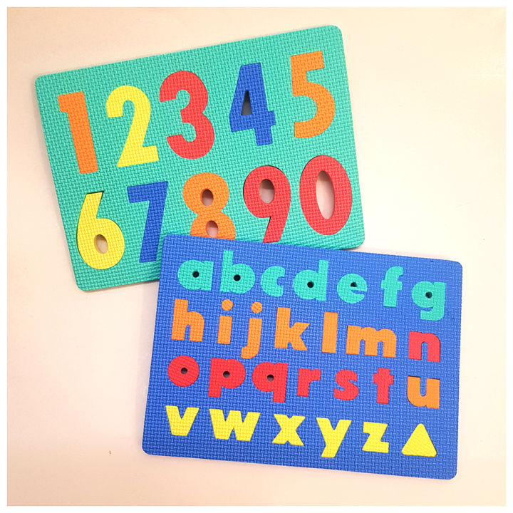 Alphabet Puzzle Mat Size Abc Alphabet And 0-9 Numbers Eva Foam