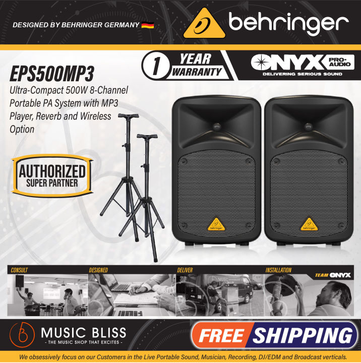 Behringer fashion portable speaker system