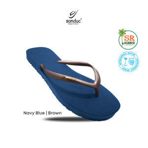 Sanduc Getah SR Perempuan Mix & Match Selipar Navy Blue Warna Biru Navy 2 - 6 warna