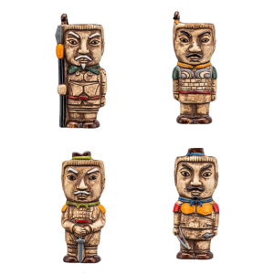 Colorful Mugs Soldier Cocktail Container Cups Ceramic Mugs For Hawaiian Party And Cocktails