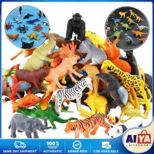 ★Same Day Shipping★ Mini Kids Stuff Wild Animal Figures Dinosaur Ocean Animal Animals Model Educational Toys for Kids ZJJ-Animal-Figure