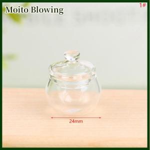 Moito 1:12 Dollhouse Mini Jar Candy Bottle Storage Tank Tiny Vial Kitchen Decor