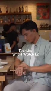 TechLife Smart Watch L2 2.02" Ultra Bright Display l Al Voice Assistant Controls l Health & Fitness Monitoring
