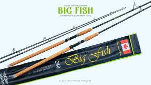 คันเบ็ดBIG-FISH(โอจีซัง) Ojisan BIG-FISH (ล็อตใหม่) NEW (Line Weight (เวท) 20-40 lb. 1/2-4OZ.)