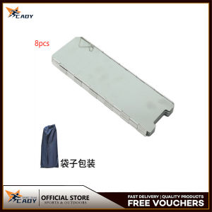 Outdoor 8 | 10 Aluminum Plates Foldable Wind Shield Windscreen for Camping Stoves
