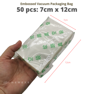 PROMO 50pcs Vacuum Sealer Bag/ Vacuum Bag for food/ Embossed Vacuum Packaging Bag