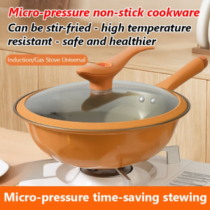 Clay micropressure frying pan Multifunctional nonstick health frying cookware