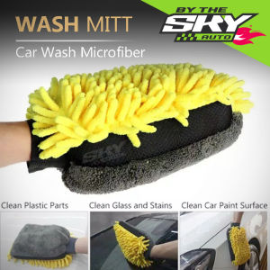 Sarung Tangan Cuci Mobil Microfiber Wash Mitt Microfiber Cendol Tebal