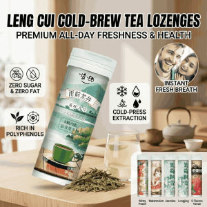 Tea-Flavored Chewable Tablets Tea Lozenges Herbal Tea Chewables Refreshing Peach Jasmine Tea Snacks 0 Sugar 0 Fat Healthy Tea Flavor Candy Tablets