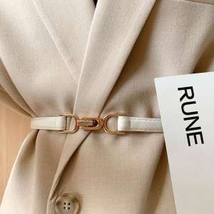 New Style Womens Thin Belt Versatile Casual Decorative Belt Simple PU Pin Buckle Belt Tali Pinggang Perempuan