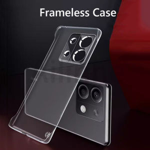 For Xiaomi Redmi Note 13 Pro Plus Note 13 Pro Note 13 Case Luxury Slim Transparent Frameless Case Thin Hard PC Shockproof Protector Phone Cover