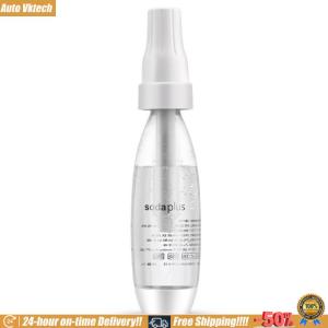 [Auto Vktech] 1L Portable Sparkling Water Maker Household Portable Soda Water Machine for Seltzer Cocktails Juices and Fizzy Drinks