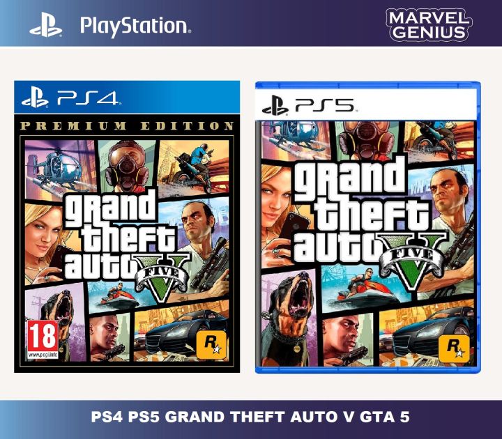 PS4 PS5 GAME Grand Theft Auto 5 Premium Edition | Grand Theft Auto V