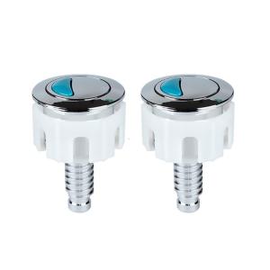Pack of 2 Double Flush Toilet Button Round Head easy installs Replacement Toilet Flush Systems for Cistern Tanks Systems