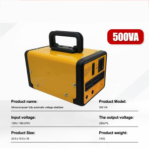 Automatic Voltage Stabilizer SVR-3000VA 220V AC Servo Motor Automatic Voltage Regulator Power Supply Surge Protection Ultra-wide Voltage Range Protection Time Delay For A Variety Of Electrical Appliances.