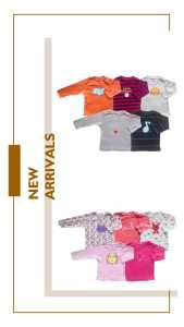 Tee Bayi Lengan Panjang / Kaos Atasan Bayi Lengan Panjang