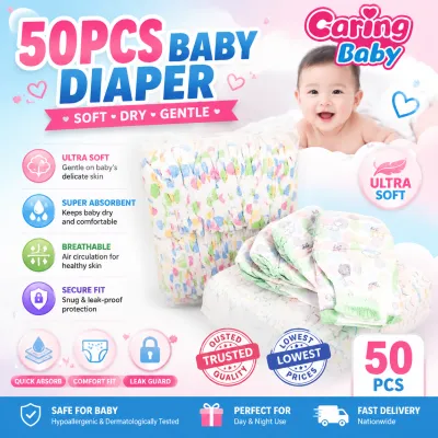Japan Imported Magic Tape Baby diapers All size 50pcs/pk