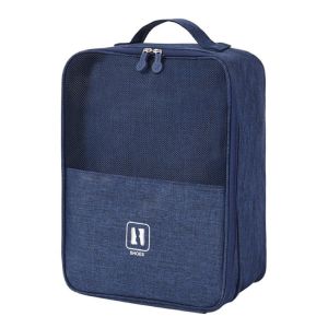 Multi Layer Travel Shoe Bag with Luggage Strap Waterproof Dustproof Shoe Organizer Pouch