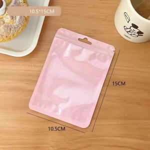SHORAN Macaron color ziplock bag plastic bag thickened jewellery storage sealed accesories packaging