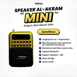 VERSI TERBARU - Speker Spiker Speaker Murottal Murotal Alquran Al-Quran Quran Digital Lengkap 30 Juz Hafalan Hapalan Hafiz Tahfidz Hafidz Tahfiz Hafizh Hafizd Tahfid Hafid Tahfizh Murattal Muratal Murojaah Murajaah Metode Ummi Al-Akram Mini Bluetooth