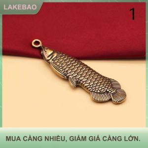 【LAKEBAO】 1pcs Retro Charm Brass charm charm cá mặt dây chuyền tự làm trang trí thu nhỏ Keychain đồ trang sức trang trí nhà thủ công quà lưu niệm