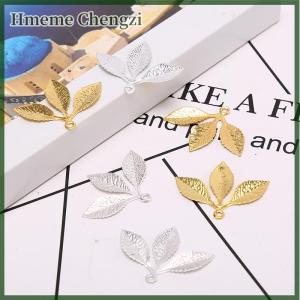 Hmeme 50Pcs/set Vintage Leaf Filigree Wraps Connectors Metal Craft DIY Jewelry Making
