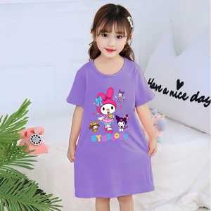 Dress Anak Perempuan Motif MY MELODY & FRIENDS Untuk Usia 1-10 Thn