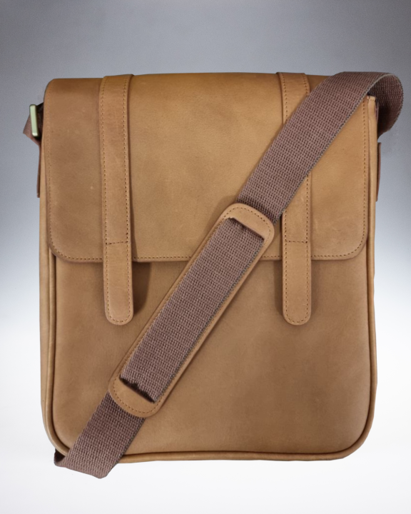 Franco Messenger Bag Full Grain Leather Contemporary Casual Bag