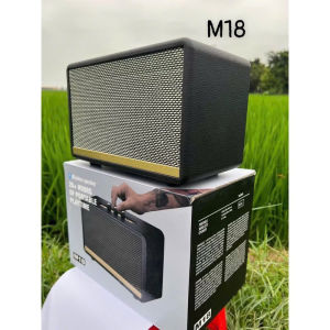 Loa Bluetooth M18 công suất 30W có nút chỉnh BASS TREBLE khe thẻ nhớ