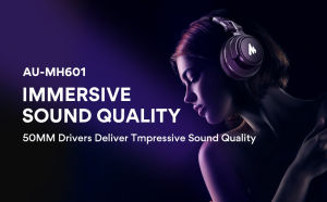 MAONO Professional DJ Studio Monitor Headphones Over Ear and Detachable Plug & Cable with 50mm Driver for DJ Studio a AU-MH601