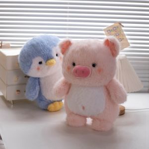 36cm Soft Fat Penguin Plush Stuffed Toy Cute Pig Fur Doll Toy Home Decoration Toy Birthday Gift For Children Girlfriends