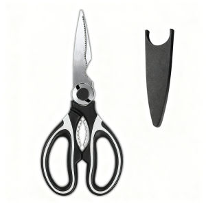 [Msia Stock] Red Heavy Duty Kitchen Scissors Gunting Dapur Serbaguna Multipurpose Kitchen Sharp Shears Cutter Tool Clippers