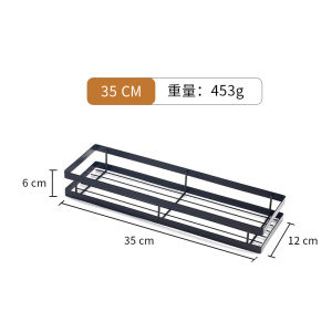 Top YJ Mall Wall Mounted Kitchen Hanging Rack Spice Storage Holder Kitchen Condiment Organizer Bathroom Shelves