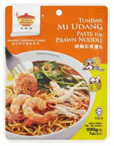 Teans Gourmet Prawn Noodle Paste (Halal) and Products 田师傅虾面即煮酱料