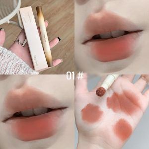 Lip clay matte lipstik nude tahan lama dan anti air lip glaze korea lucu murah lip velevt peach matte waterproof dan long lasting lipstick cream viral lip cream memutihka