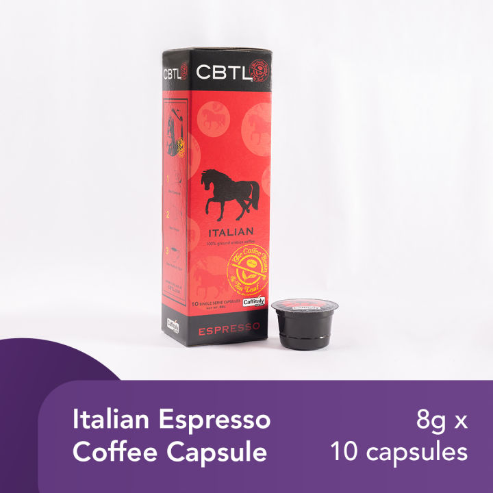 CBTL Italian Espresso Capsules Lazada PH