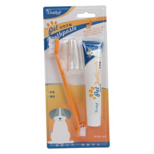 Pet toothbrush toothpaste cat dog toothpaste set dog cat oral care toothbrush