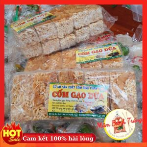 Bánh cốm ăn vặt bánh cốm gạo dừa thủ công 10 gói/bịch - 04100039