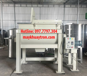 MÁY TRỘN PHÂN BÓN NẰM NGANG 500 KG - LH: 0977 797 304 Ms Quỳnh
