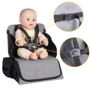 Travel Booster Seat| Portable High Chair for Dining Table| Compact Lightweight Travel Seat with Adjustable Straps|Toddlers Baby Kids Boys Girls