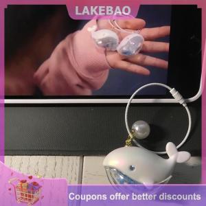 【LAKEBAO】 Funny Dolphin Keychain với chất lỏng cho chìa khóa xe Kawaii nhà Cá voi Mặt dây chuyền Keyring cô gái Túi Xách Móc Chìa Khóa Đồ trang sức quà tặng