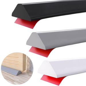 ALLLUCK Silicon Chặn nước cửa Tách khô và ướt Tự dính Dải niêm phong đáy cửa  Có thể uốn cong Dải giữ nước Nhà bếp phòng tắm