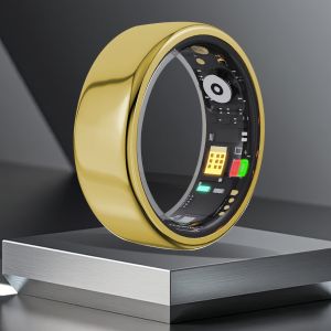 Smart Sports Ring - IP68 Fitness Tracker with Calorie & Distance Tracking Wireless App Sync USB Rechargeable Minimalist Design for Men & Women - Perfect Gift for Valentine’s Day Christmas Halloween