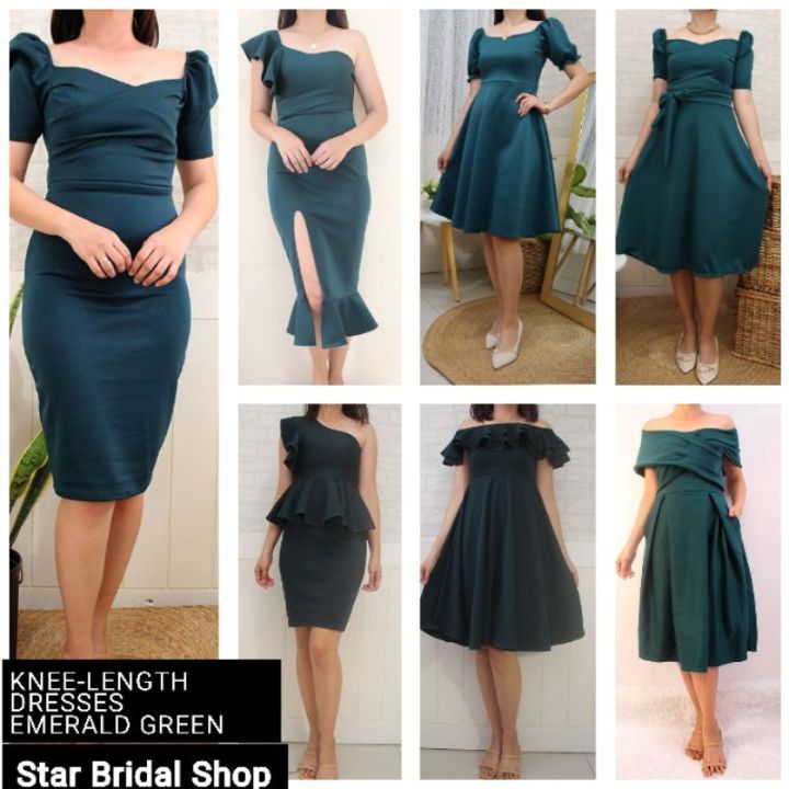 Jewel Neck Polyester Knee Length Formal Party Dresses - Power Day Sale |  Fashion dresses, Vintage dresses, Fancy dresses